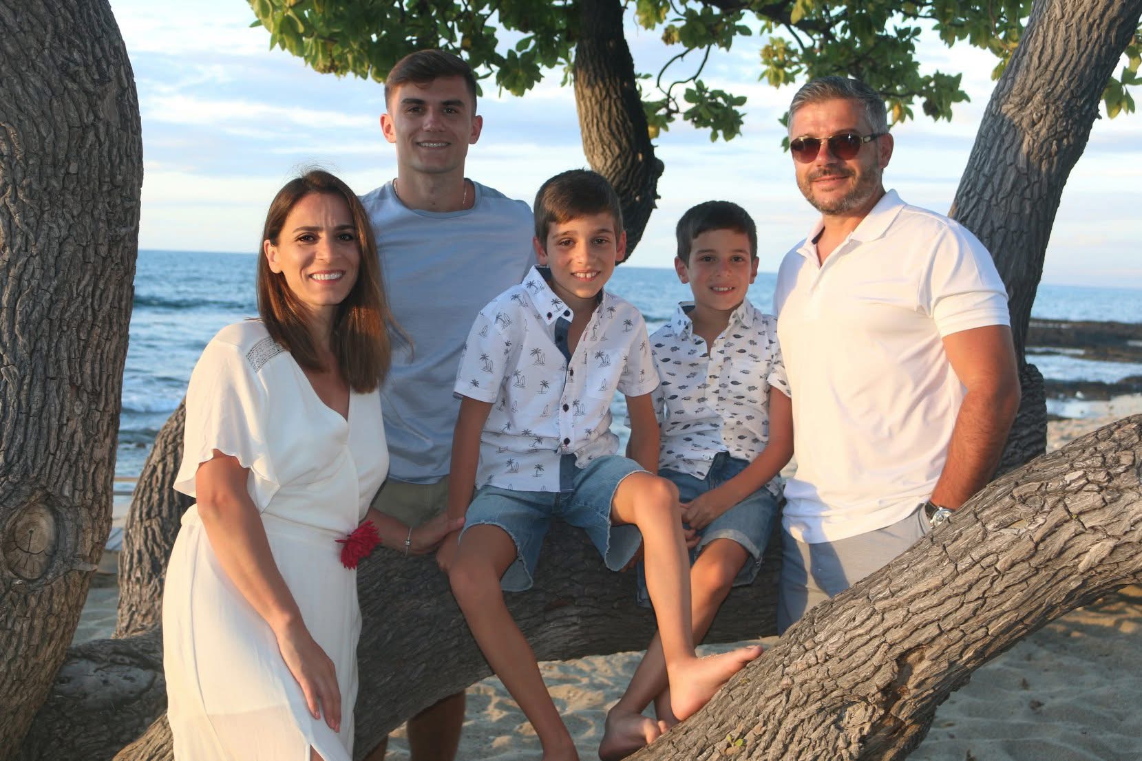 Monda and her family